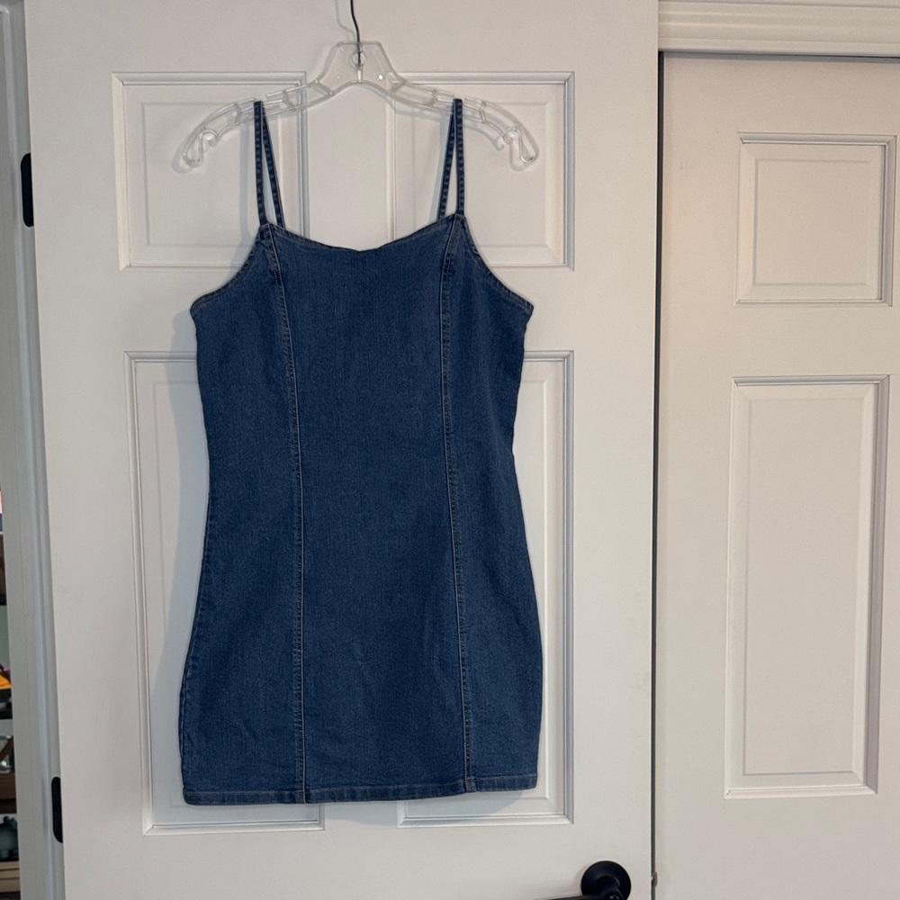 bp Denim Mini Dress in Blue